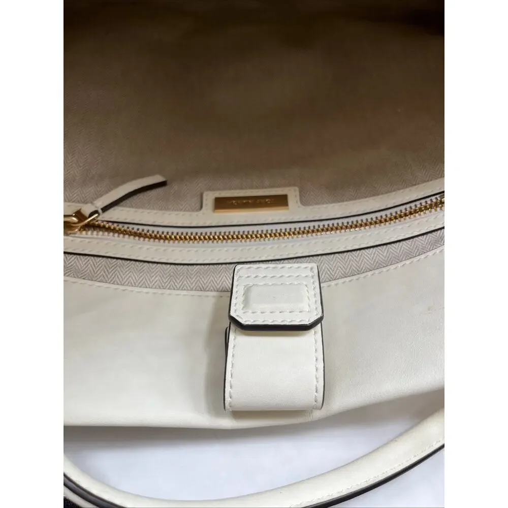Tory Burch Ella Bio Tote Large Warm White Tote Shoulder Bag